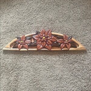 Wooden Floral Wall Art